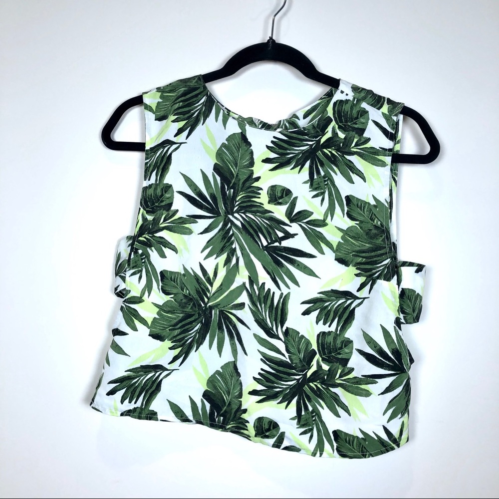 Palm Crop with Side Cutout